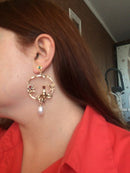Bird Earring Metal Vintage Flower Stud Earrings For Women - [neshe.in]
