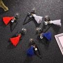 Triangle Tassels Drop Earrings - [neshe.in]