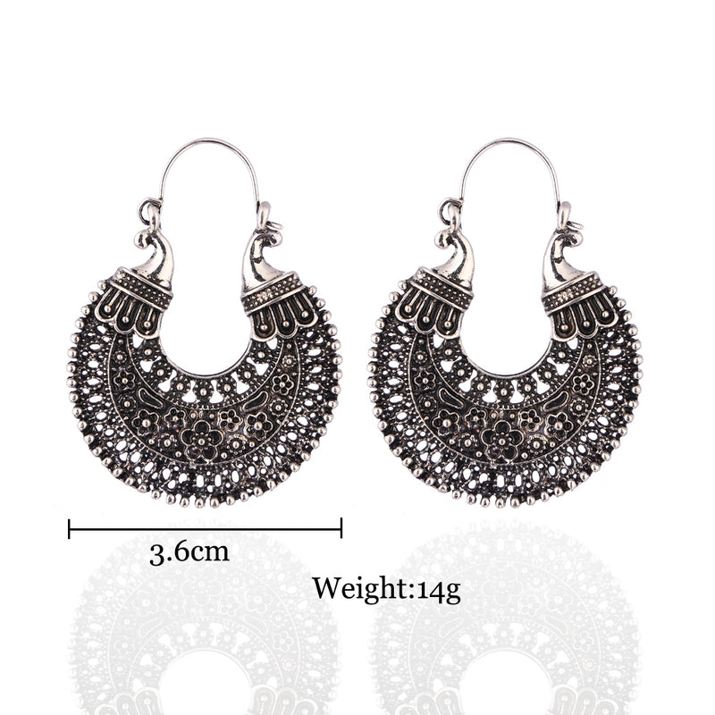 1.00 Carat Black Diamond Hoop 14k Gold Huggie Earrings With Black Rhodium  Plated at Rs 85000/pair in Surat