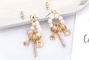 Pearl Circle Tower Tassel Dangle - [neshe.in]