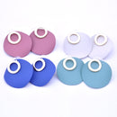 Geometric Acrylic Style Stud Earring - 4 Colors - [neshe.in]
