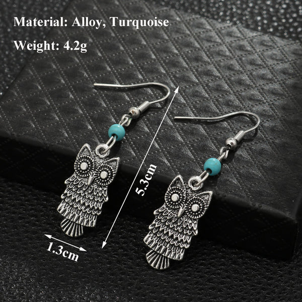 Vintage silver drop earrings best sale