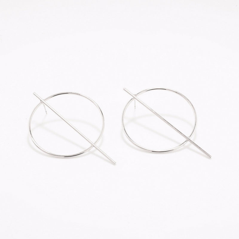 Exaggerated Round Earrings For Women Fashion Minimalist Jewelry With  European, Japanese, And Korean Style Luxury Party Ear Accessories From  Penomise, $6.02 | DHgate.Com
