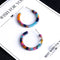 Fashion Round Geometric Acrylic Hoop Earrings - 3 Colors - [neshe.in]