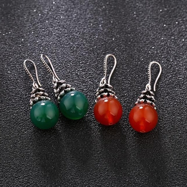 Fashion Retro Color Pearls Drop Earrings - 2 Colors - [neshe.in]