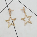 Star Earrings  Minimalist Trendy Statement Earrings- 2 Color - [neshe.in]