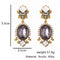 Geometric  vintage Gothic designer wedding crystal Earring - [neshe.in]