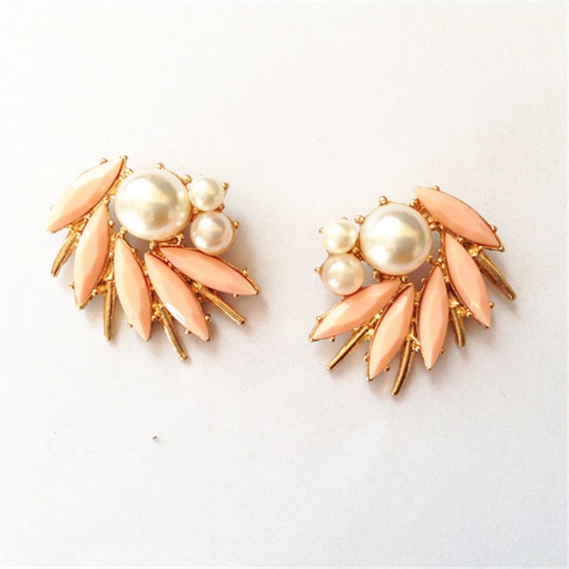Irregular Pearl Party Stud Earrings - 7 Colors - [neshe.in]