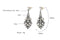 Clear Stone Trendy  Statement Earrings - [neshe.in]