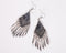 Grey-Blue Opal Antique Silver Ethnic Tassels Earring - [neshe.in]