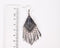 Grey-Blue Opal Antique Silver Ethnic Tassels Earring - [neshe.in]