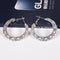 Trendy Antique Silver Moon Earrings - [neshe.in]