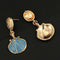 Vintage Colorful Shell Drop Earrings - 2 Colors - [neshe.in]