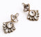 Vintage Geometric Water Drop Oval Crystal Drop Earrings - [neshe.in]