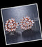 Pear Shape Hollow CZ Crystal Stud Earrings - 3 Colors - [neshe.in]