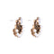 Crystal Pearl Fan Shape Jacket 2 in 1 Convertible Earrings - [neshe.in]