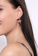 Golden Moon Star Trendy Dangle Earrings - [neshe.in]