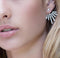 Luxury Elegant Geometric Crystal Jacket Style Earrings - [neshe.in]