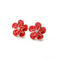 Enamel Elegant Flower Earrings Women Stud Earrings - [neshe.in]