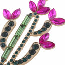 Colorful Crystal Pearl Dangle  Party Statement Earring - [neshe.in]