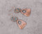 Retro Antique Bronze Plated Irregular Drop Earring - [neshe.in]