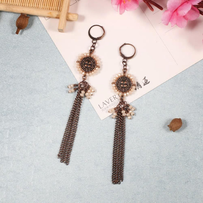 Latest Trendy Stylish Long Chain Party Wear Earrings for Girls and Women