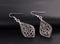 Silver Antique Leaf  Shaped Earring- 2 Shapes - [neshe.in]