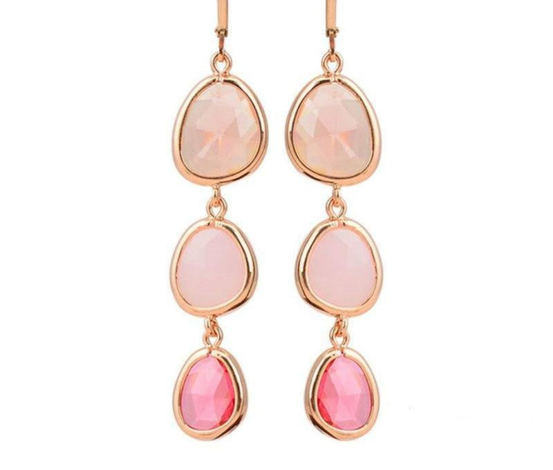 Pink Sapphire And Diamond Dangle Earrings #106123 - Seattle Bellevue |  Joseph Jewelry