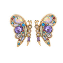 Butterfly Crystal Style Stud Party Wear Earring - [neshe.in]