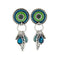 Colorful Ethnic Beads Charms Statement Earrings - 2 Colors - [neshe.in]