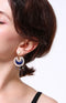 Moon & Stars Drop Bohemian Gold Color Stud Earrings - [neshe.in]