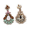 Colorful Crystals Statement Big Drop Earring - [neshe.in]
