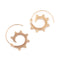 Punk Style Golden Party Spiral Hoop Earring - [neshe.in]