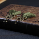 Antique Bronze Ethnic Tassel Earring - 5 Colors - [neshe.in]