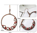 Irregular Geometric Circle Retro Hoop Earrings - 3 Styles - [neshe.in]
