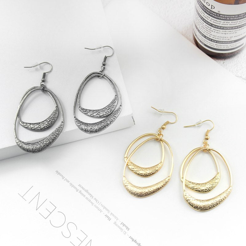 Irregular Fashion Shaped Geometric Earring - 2 colors - [neshe.in]