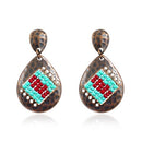 Retro Water Droped Beads Earring - 2 Colors - [neshe.in]