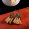 Temple Styled Ethic Tassel Earring -3 Colors - [neshe.in]