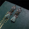 Long Tassel Antique Vintage Sequins Stones Earring - [neshe.in]