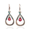 Antique Bohemian Knot Styled Earring - 3 Stone Color - [neshe.in]