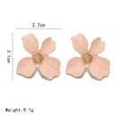 Korean Cute Colorful Flower Stud Earring - 4 Colors - [neshe.in]