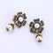 Flower Styled Rhinestone Drop Earrings Fashion Jewelry - [neshe.in]
