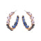 Crystal Classy Party Wear Hoop Style Earring - [neshe.in]