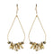 Gold Color Irregular Metal Stone Punk Earrings - [neshe.in]