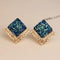 Luxury Fashion Rhinestone Crystal Square Stud Earrings - 2 Colors - [neshe.in]