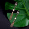 Long Link Chain Fringe Tassel Vintage Earrings - [neshe.in]
