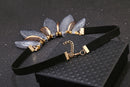 Vintage Geometric Texture Acrylic Choker Necklace - 3 Elegant Colors - [neshe.in]