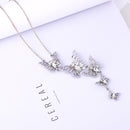 Cute Butterfly Long Pendant Necklace - [neshe.in]