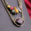 Elegant Clavicle  Colorful Rhinestone Choker Necklace - [neshe.in]