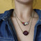 Elegant Clavicle  Colorful Rhinestone Choker Necklace - [neshe.in]